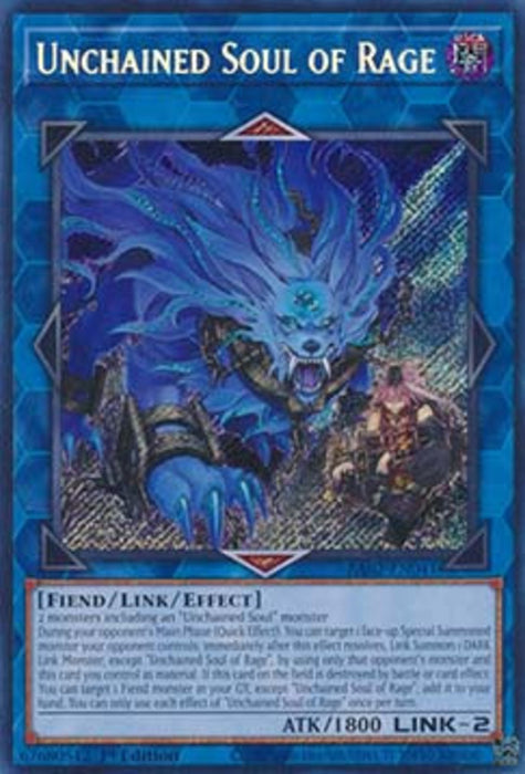 Unchained Soul of Rage (V.3) RA02-EN041 Secret Rare Englisch