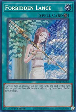 Forbidden Lance (V.3) RA02-EN058 Secret Rare Englisch