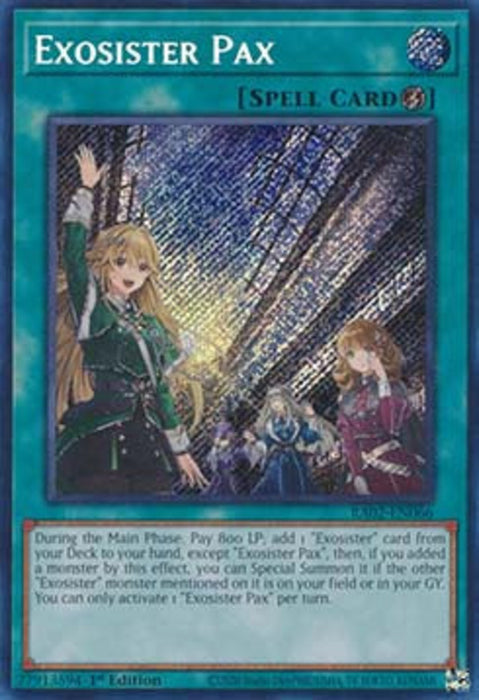 Exosister Pax (V.3) RA02-EN066 Secret Rare Englisch