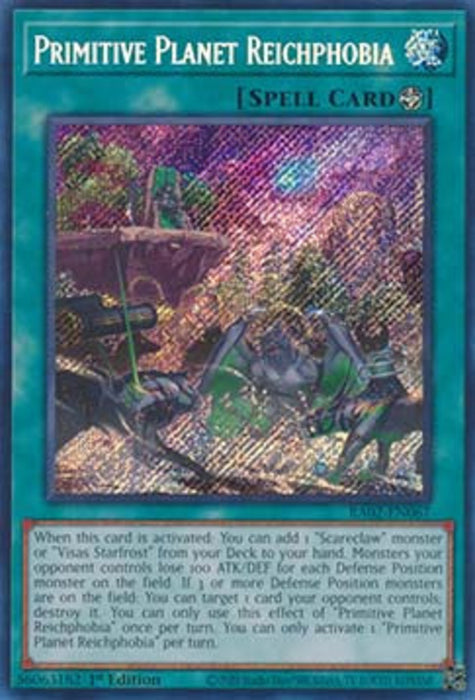 Primitive Planet Reichphobia (V.3) RA02-EN067 Secret Rare Englisch