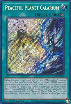 Peaceful Planet Calarium (V.3) RA02-EN074 Secret Rare Englisch