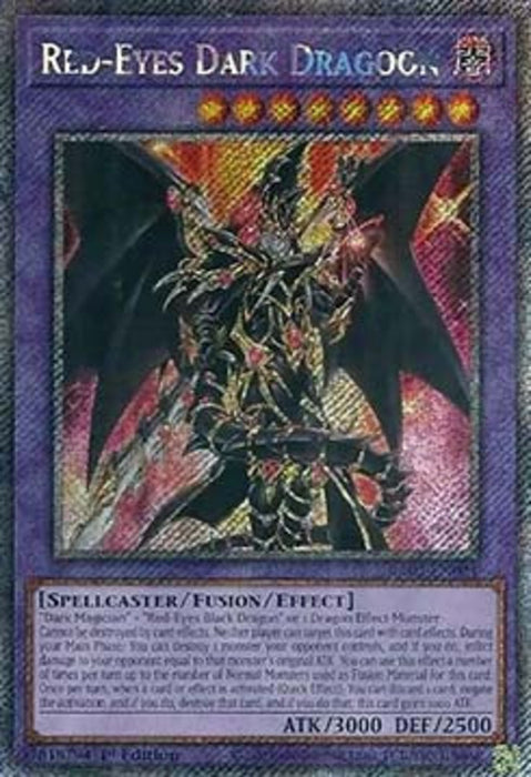 Red-Eyes Dark Dragoon (V.4) RA02-EN021 Platinum Secret Rare Englisch