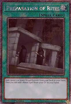 Preparation of Rites (V.4) RA02-EN056 Platinum Secret Rare Englisch