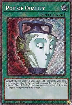 Pot of Duality (V.4) RA02-EN057 Platinum Secret Rare Englisch