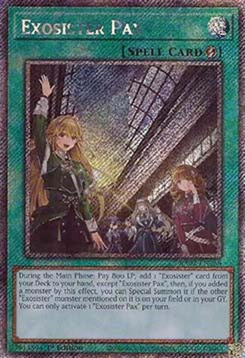 Exosister Pax (V.4) RA02-EN066 Platinum Secret Rare Englisch
