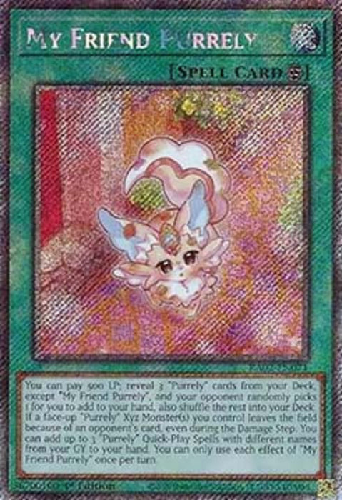 My Friend Purrely (V.4) RA02-EN071 Platinum Secret Rare Englisch