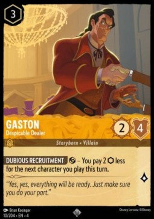 Gaston - Despicable Dealer 4URS-010 Super Rare Englisch