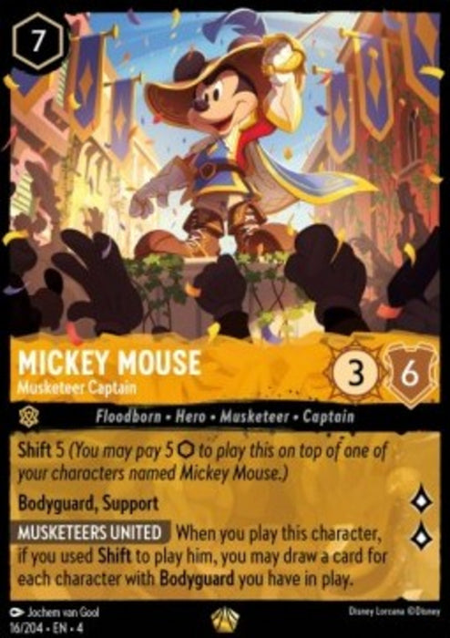 Mickey Mouse - Musketeer Captain 4URS-016 Legendary Englisch
