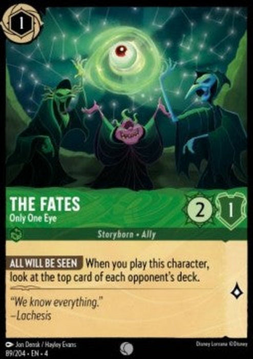 The Fates - Only One Eye 4URS-089 Common Englisch
