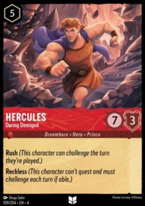 Hercules - Daring Demigod 4URS-109 Uncommon Englisch