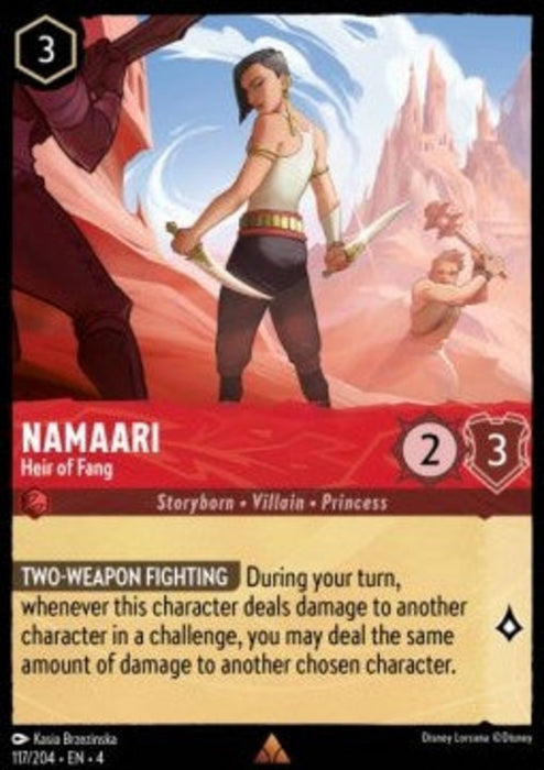Namaari - Heir of Fang 4URS-117 Rare Englisch
