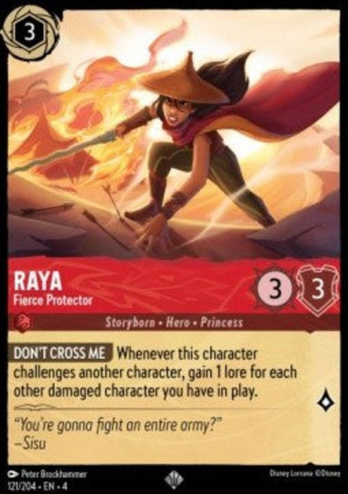 Raya - Fierce Protector 4URS-121 Super Rare Englisch