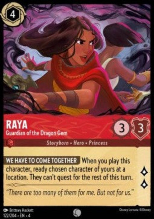 Raya - Guardian of the Dragon Gem 4URS-122 Common Englisch