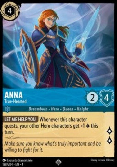 Anna - True-Hearted (V.1) 4URS-138 Super Rare Englisch