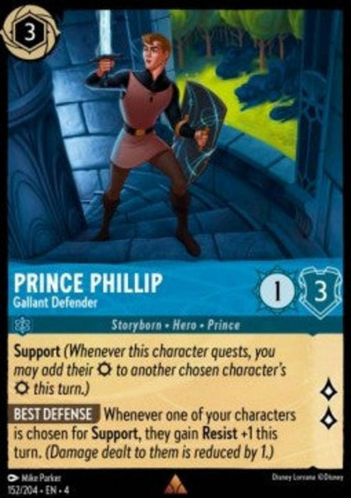 Prince Phillip - Gallant Defender 4URS-152 Rare Englisch