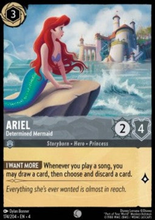 Ariel - Determined Mermaid 4URS-174 Common Englisch