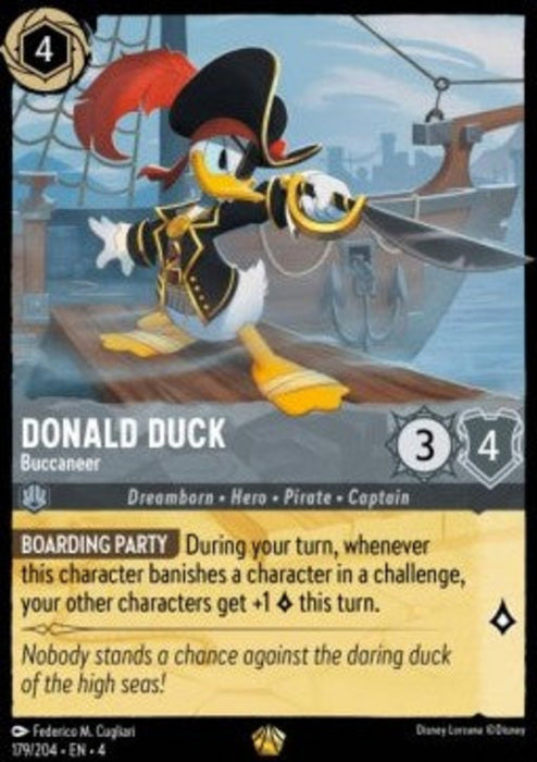 Donald Duck - Buccaneer 4URS-179 Legendary Englisch
