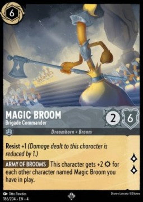 Magic Broom - Brigade Commander 4URS-186 Super Rare Englisch