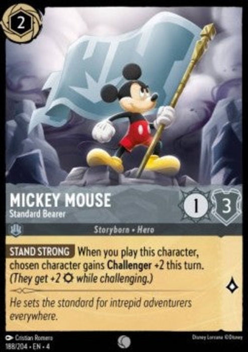 Mickey Mouse - Standard Bearer 4URS-188 Common Englisch