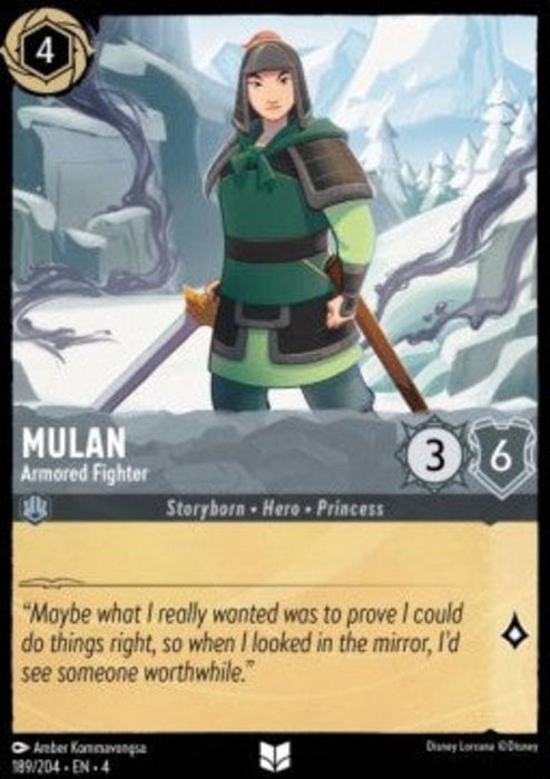 Mulan - Armored Fighter 4URS-189 Uncommon Englisch
