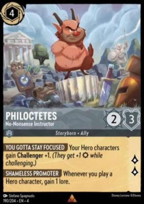 Philoctetes - No-Nonsense Instructor 4URS-190 Rare Englisch