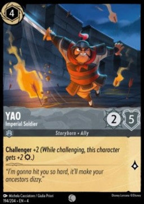 Yao - Imperial Soldier 4URS-194 Common Englisch