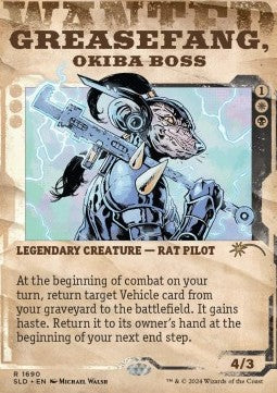 Greasefang, Okiba Boss SLDSP4-1690 Rare Englisch