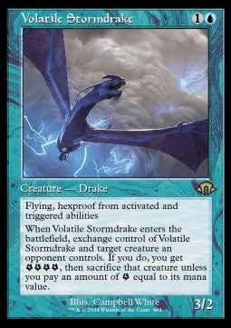 Volatile Stormdrake (V.2) XMH3-404 Rare Englisch