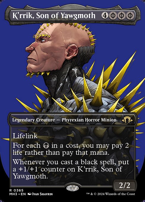 K'rrik, Son of Yawgmoth (V.1) XMH3-365 Rare Englisch