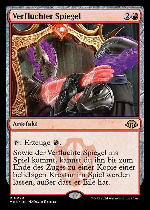 Verfluchter Spiegel MH3-279 Rare Deutsch
