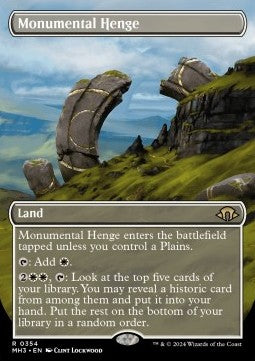 Monumental Henge XMH3-354 Rare Englisch