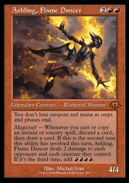 Ashling, Flame Dancer (V.2) XMH3-415 Mythic Englisch