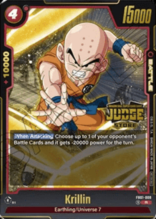 Krillin (FB01-008) JPFW Rare Englisch