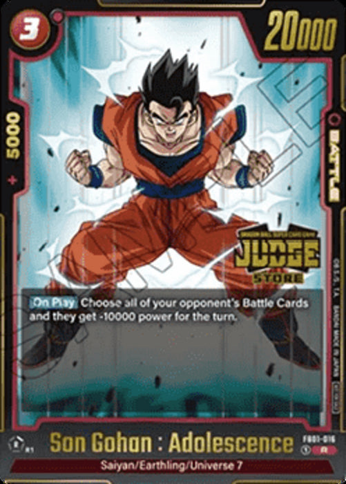 Son Gohan : Adolescence (FB01-016) JPFW Rare Englisch