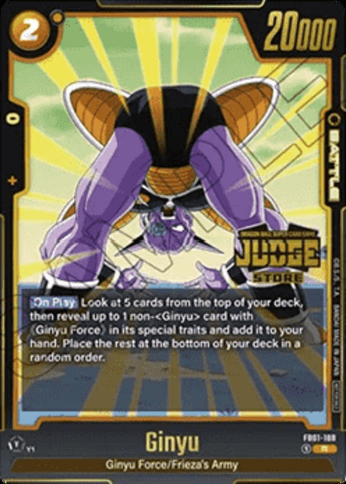 Ginyu (FB01-108) JPFW Rare Englisch