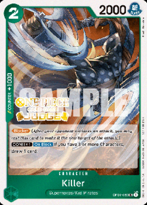 Killer (OP01-039) JDG Uncommon Englisch
