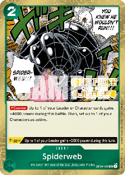 Spiderweb (OP04-035) JDG Rare Englisch