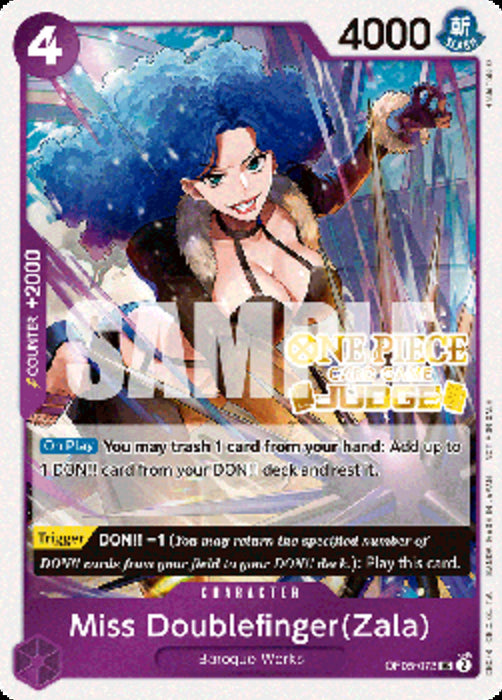 Miss Doublefinger(Zala) (OP05-073) JDG Uncommon Englisch