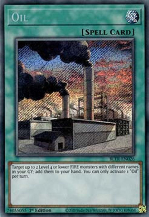 Oil BLTR-EN026 Secret Rare Englisch