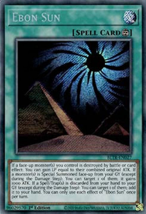 Ebon Sun BLTR-EN027 Secret Rare Englisch