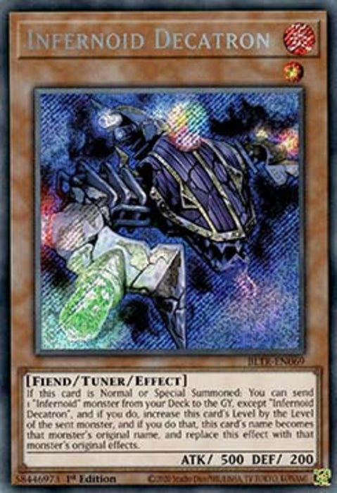 Infernoid Decatron (V.1) BLTR-EN069 Secret Rare Englisch