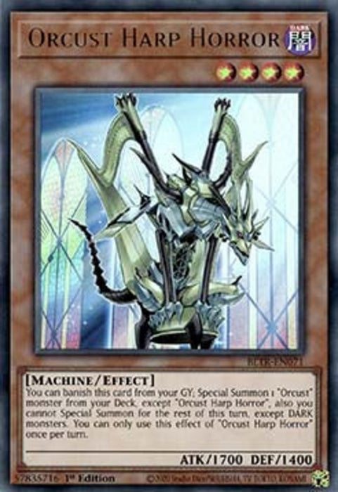Orcust Harp Horror (V.1) BLTR-EN071 Ultra Rare Englisch