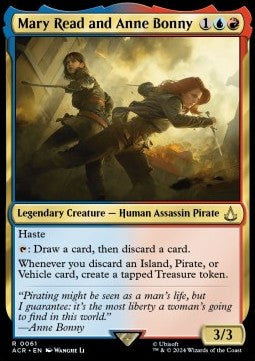 Mary Read and Anne Bonny ACR-61 Rare Englisch