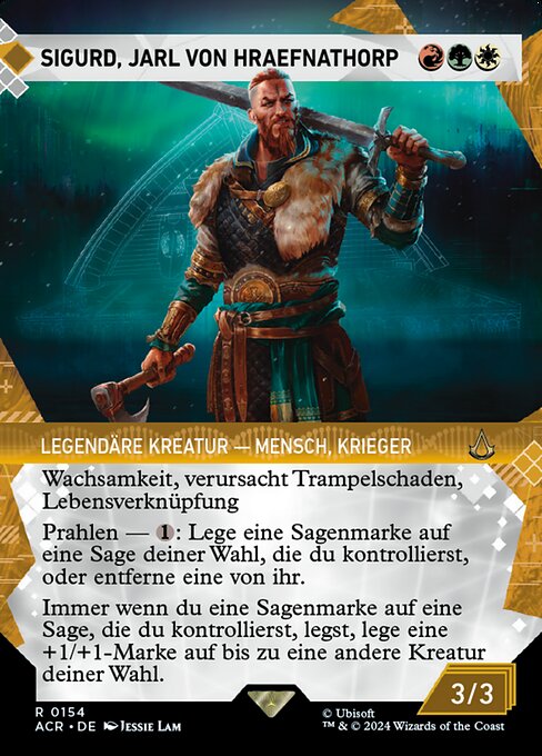 Sigurd, Jarl von Hraefnathorp XACR-154 Rare Deutsch