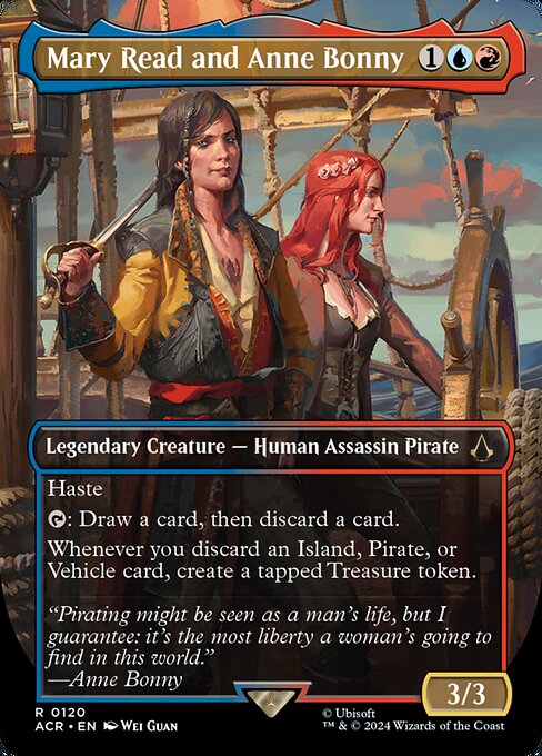 Mary Read and Anne Bonny (V.1) XACR-120 Rare Englisch