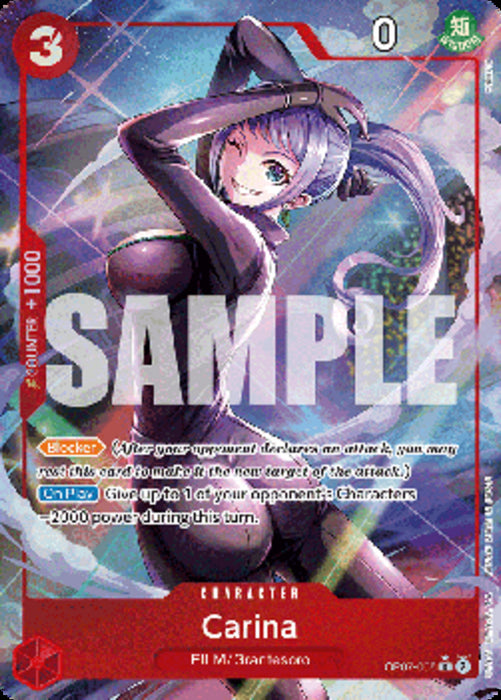 Carina (OP07-005) (V.2) OP07 Alternate Art Englisch