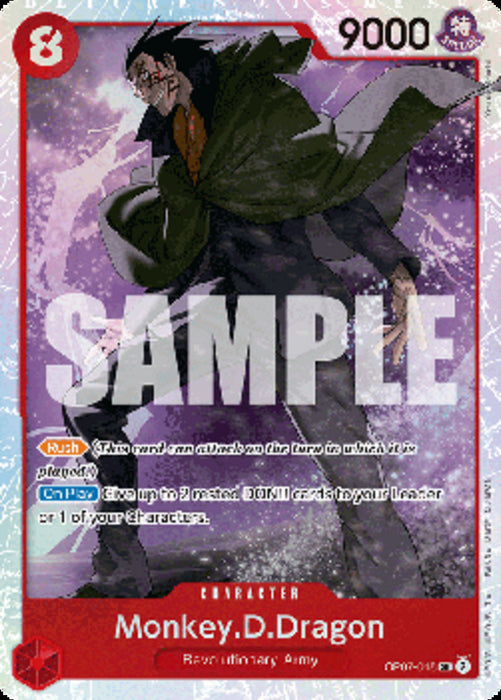Monkey.D.Dragon (OP07-015) (V.1) OP07 Super Rare Englisch