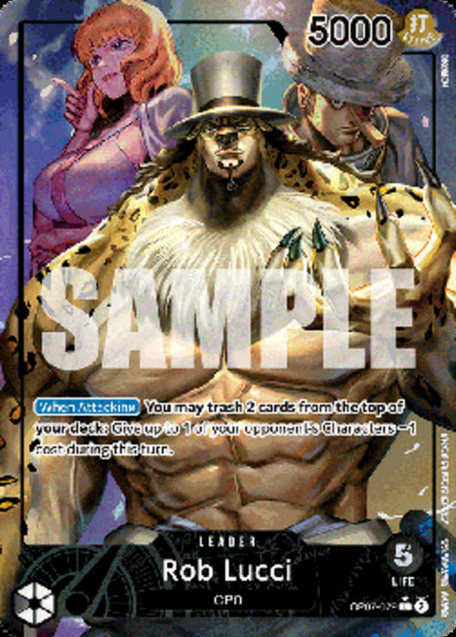 Rob Lucci (OP07-079) (V.2) OP07 Alternate Art Englisch