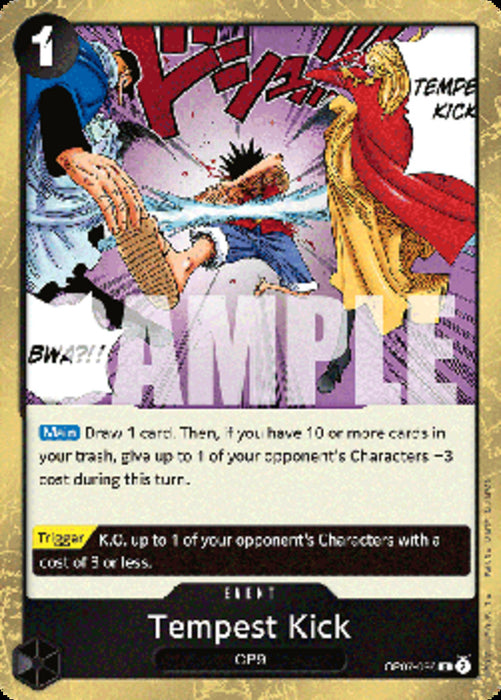 Tempest Kick (OP07-096) OP07 Rare Englisch