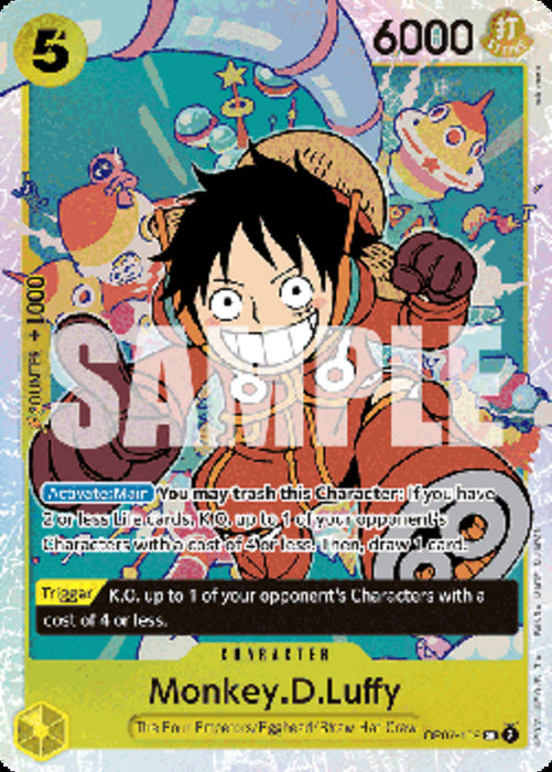 Monkey.D.Luffy (OP07-109) (V.1) OP07 Super Rare Englisch
